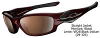 Oakley Straight Jacket Blood/VR28 Black Iridium (04-326)